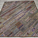 235x185 cm  Vintage Bohemian oriental  Patchwork wall hanging No:22/ 6