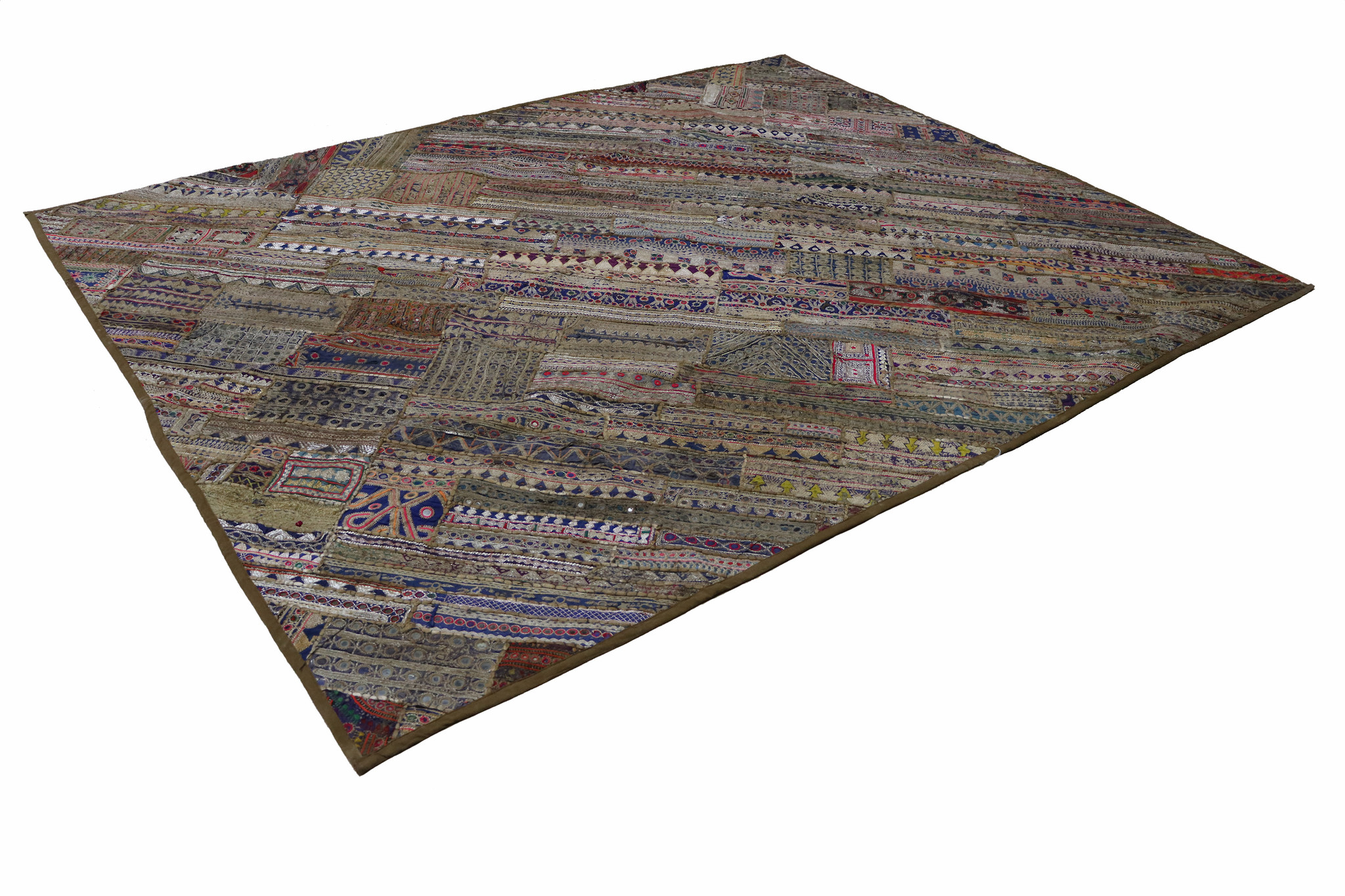 235x185 cm  Vintage Bohemian oriental  Patchwork wall hanging No:22/ 6