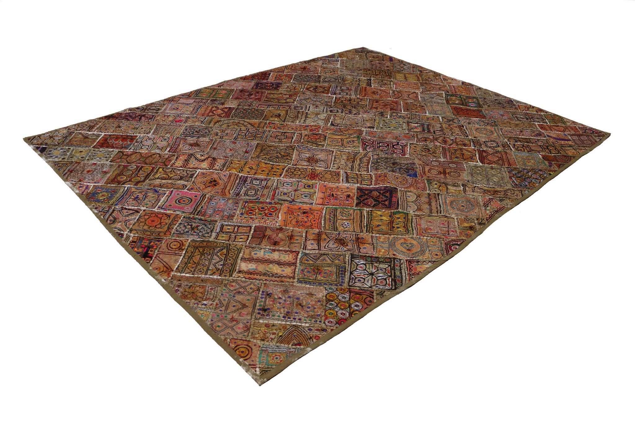 235x185 cm Vintage Bohemian orientalische  Patchwork Wandbehang Nr:22/  8