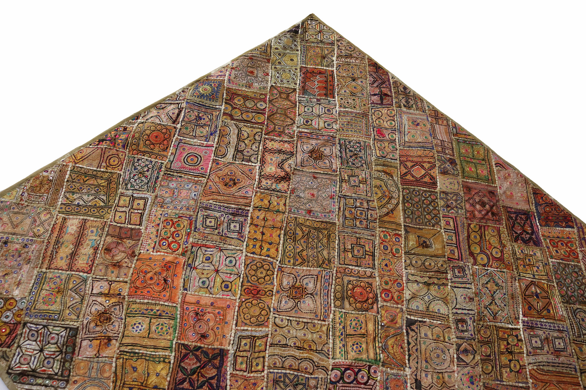 235x185 cm Vintage Bohemian orientalische  Patchwork Wandbehang Nr:22/  8