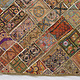 235x185 cm Vintage Bohemian orientalische  Patchwork Wandbehang Nr:22/  8