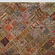 235x185 cm  Vintage Bohemian oriental  Patchwork wall hanging No:22/  8