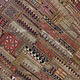 235x185 cm Vintage Bohemian orientalische  Patchwork Wandbehang Nr:22/  9