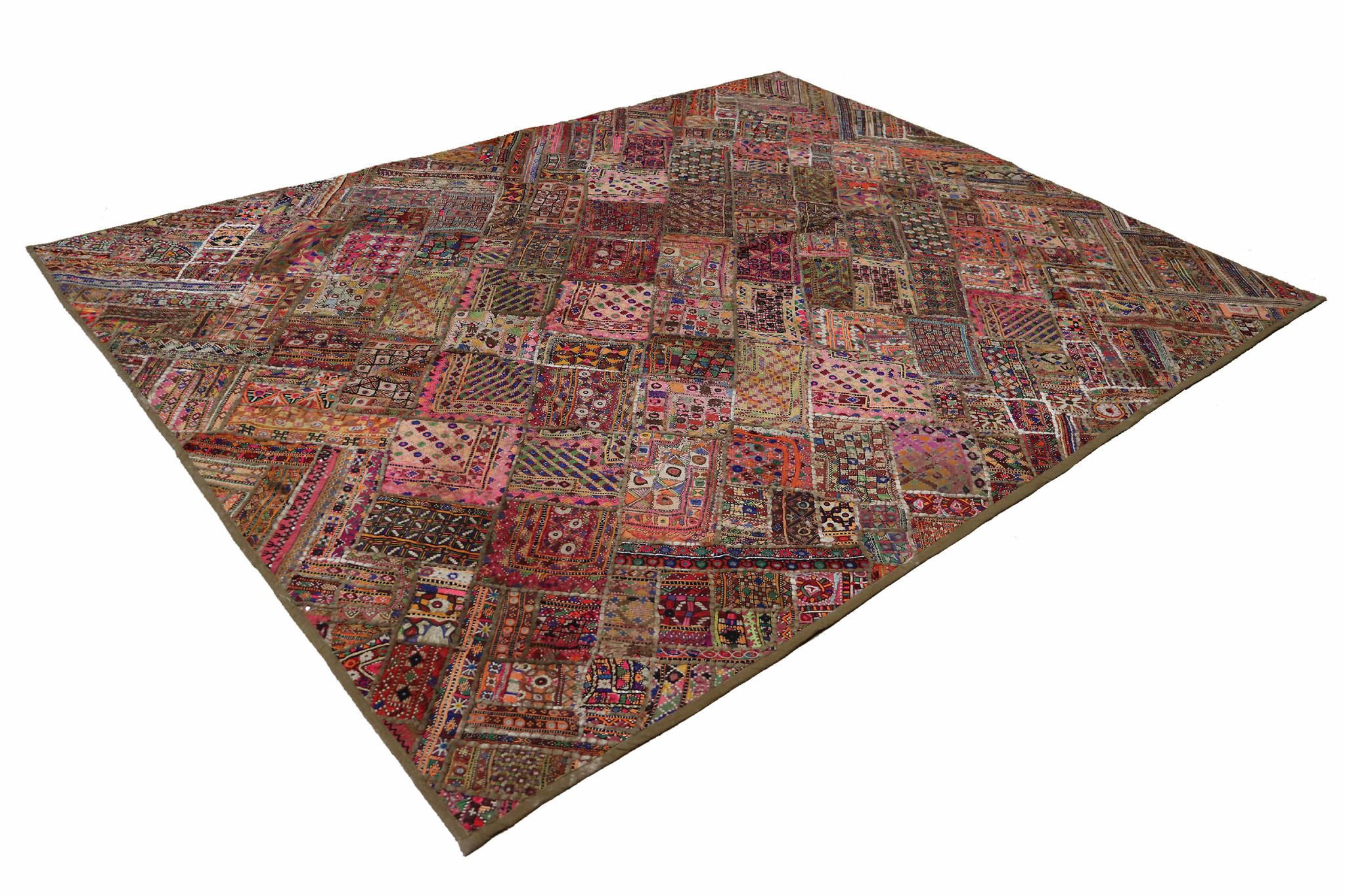 235x185 cm Vintage Bohemian orientalische  Patchwork Wandbehang Nr:22/ 11