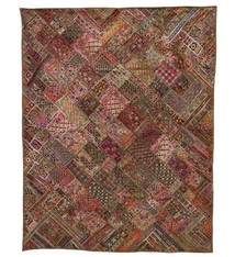 235x185 cm Vintage Bohemian orientalische  Patchwork Wandbehang Nr:22/  11