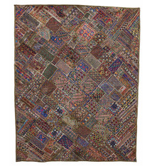 235x185 cm  Vintage Bohemian oriental  Patchwork wall hanging No:22/ 12