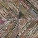 235x185 cm  Vintage Bohemian oriental  Patchwork wall hanging No:22/  13