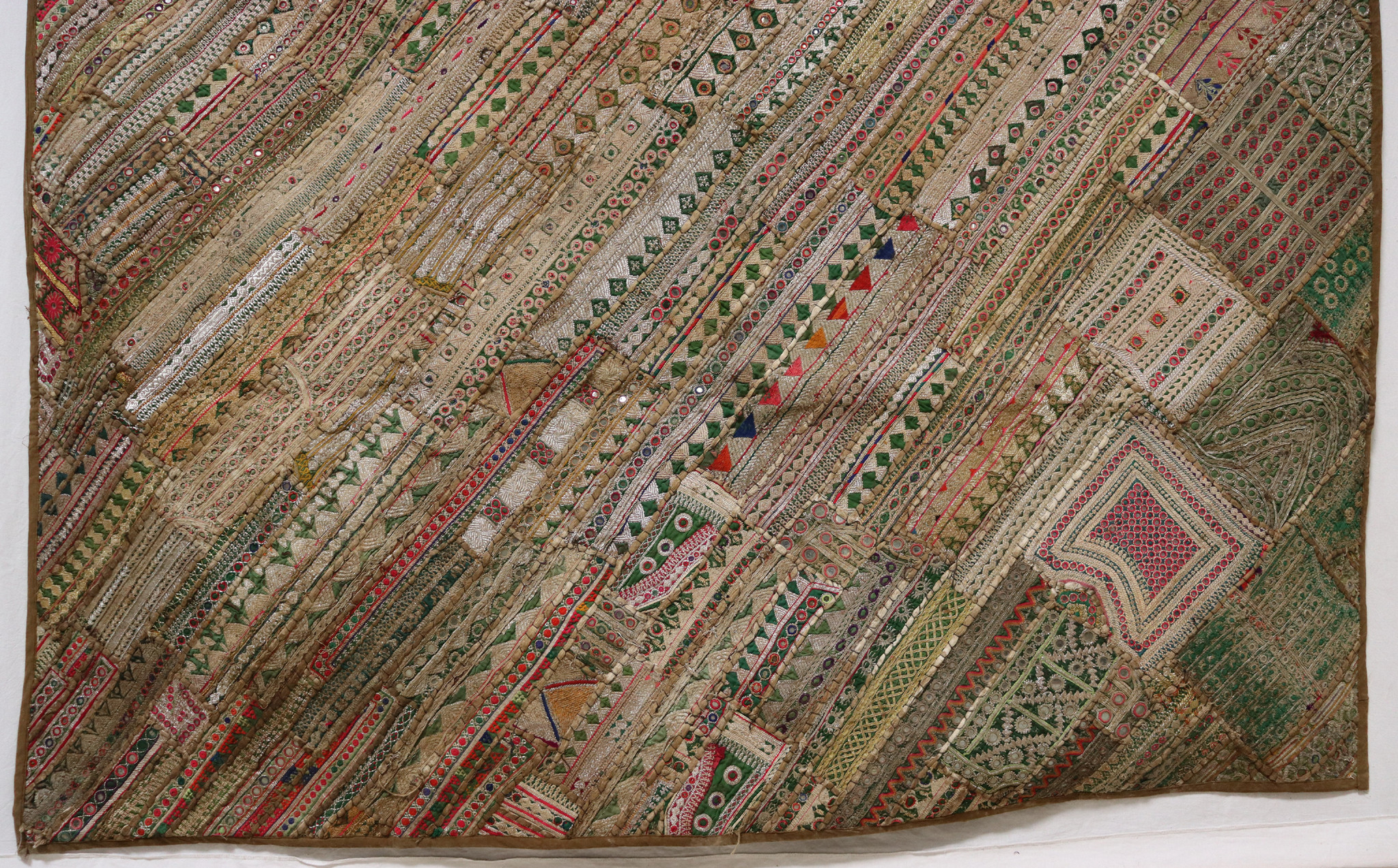 235x185 cm  Vintage Bohemian oriental  Patchwork wall hanging No:22/  13