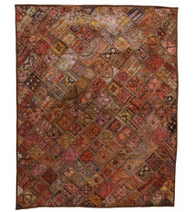 235x185 cm  Vintage Bohemian oriental  Patchwork wall hanging No:22/  14