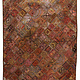 235x185 cm Vintage Bohemian orientalische  Patchwork Wandbehang Nr:22/  14