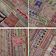 235x185 cm  Vintage Bohemian oriental  Patchwork wall hanging No:22/  15