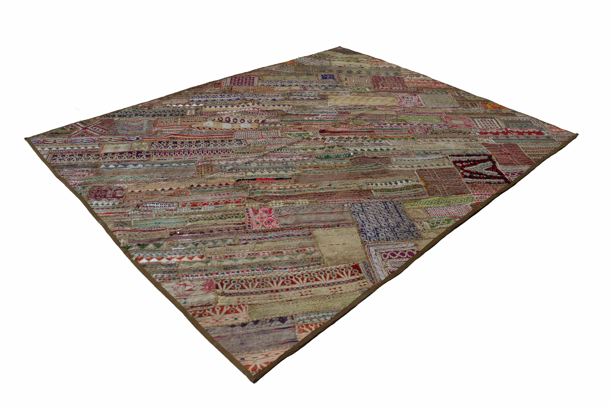 235x185 cm  Vintage Bohemian oriental  Patchwork wall hanging No:22/  15