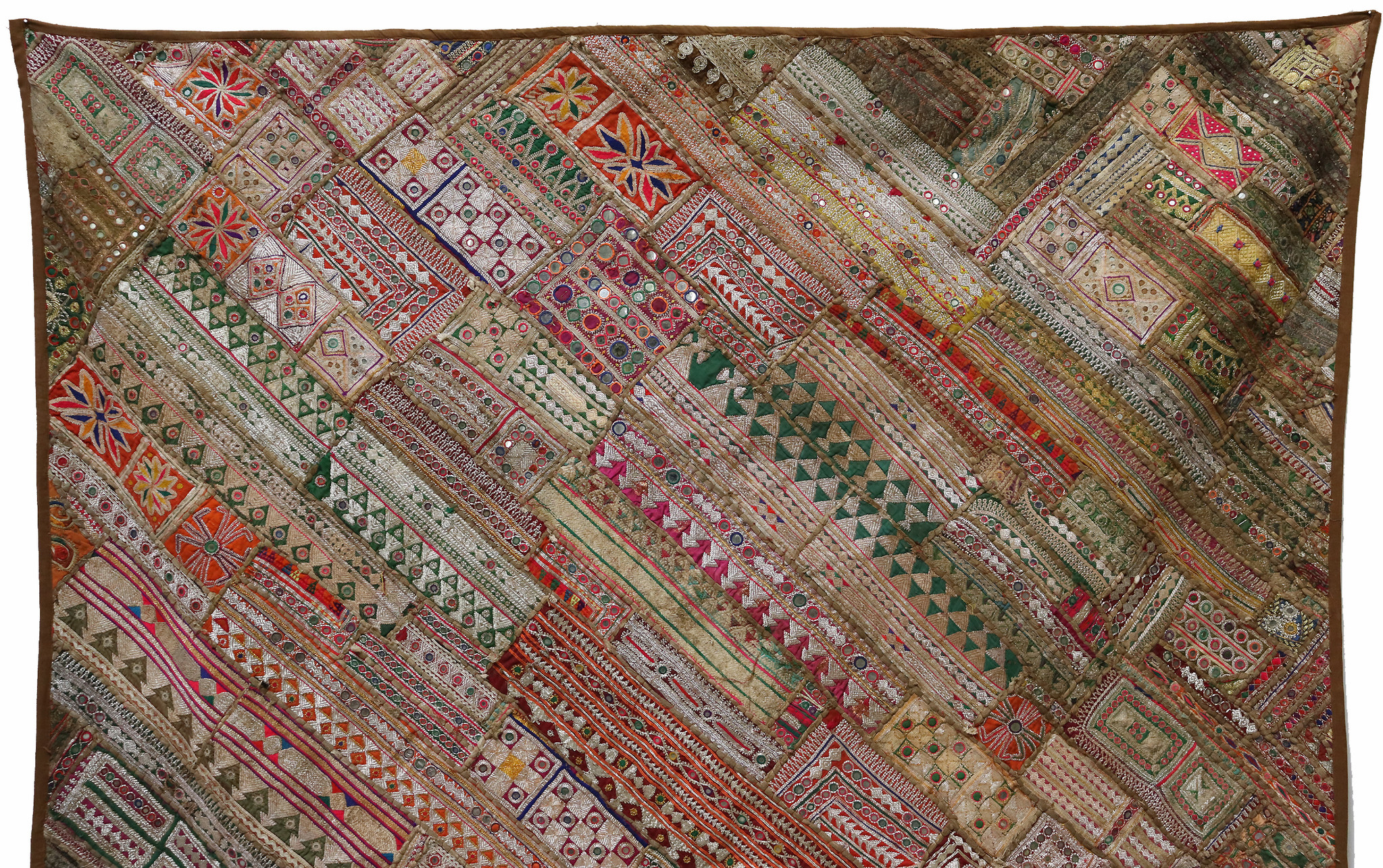 235x185 cm Vintage Bohemian orientalische  Patchwork Wandbehang Nr:22/  18