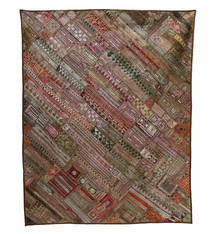 235x185 cm  Vintage Bohemian oriental  Patchwork wall hanging No:22/  18