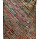 235x185 cm Vintage Bohemian orientalische  Patchwork Wandbehang Nr:22/  18