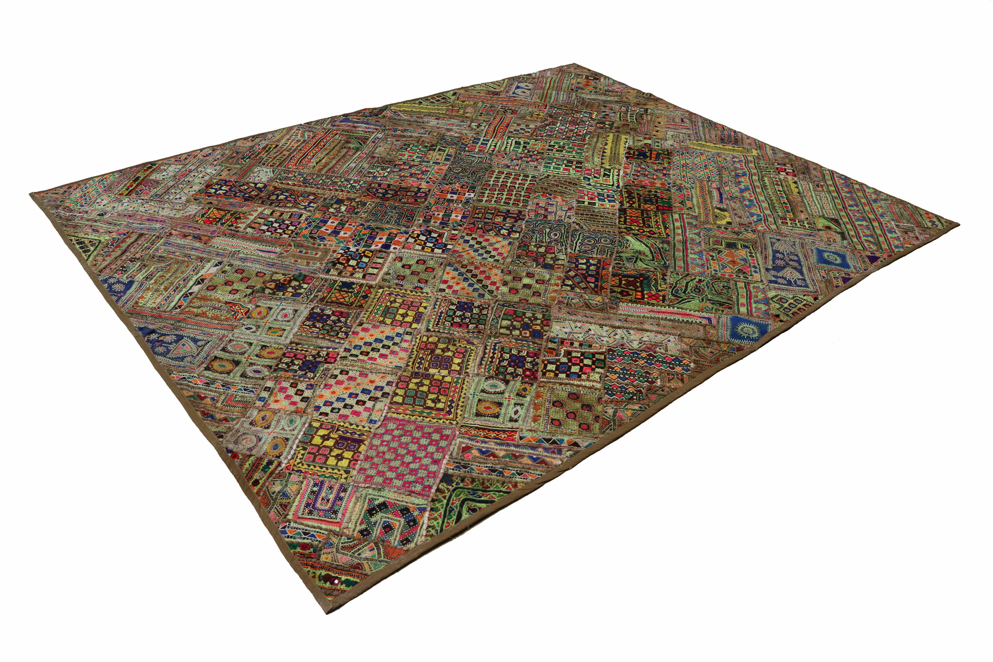 235x185 cm Vintage Bohemian orientalische  Patchwork Wandbehang Nr:22/ 19