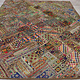 235x185 cm Vintage Bohemian orientalische  Patchwork Wandbehang Nr:22/ 19