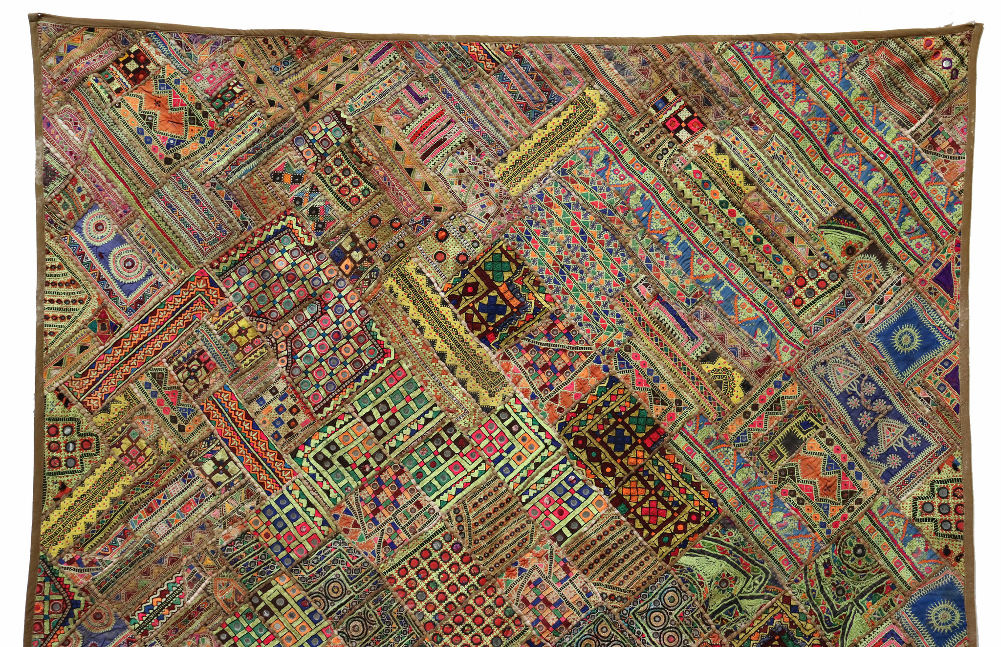 235x185 cm  Vintage Bohemian oriental  Patchwork wall hanging No:22/ 19