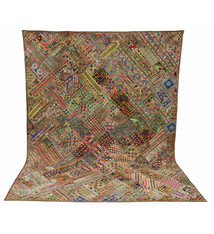 235x185 cm Vintage Bohemian orientalische  Patchwork Wandbehang Nr:22/  19