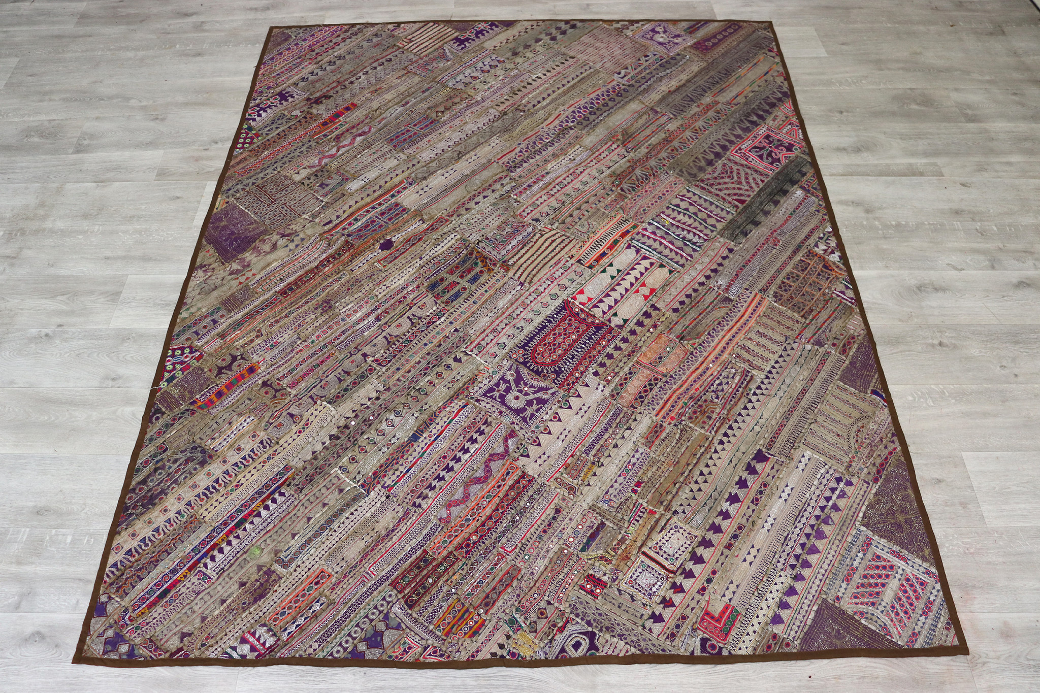 235x185 cm  Vintage Bohemian oriental  Patchwork wall hanging No:22/ 20