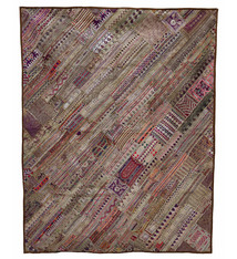 235x185 cm  Vintage Bohemian oriental  Patchwork wall hanging No:22/  20