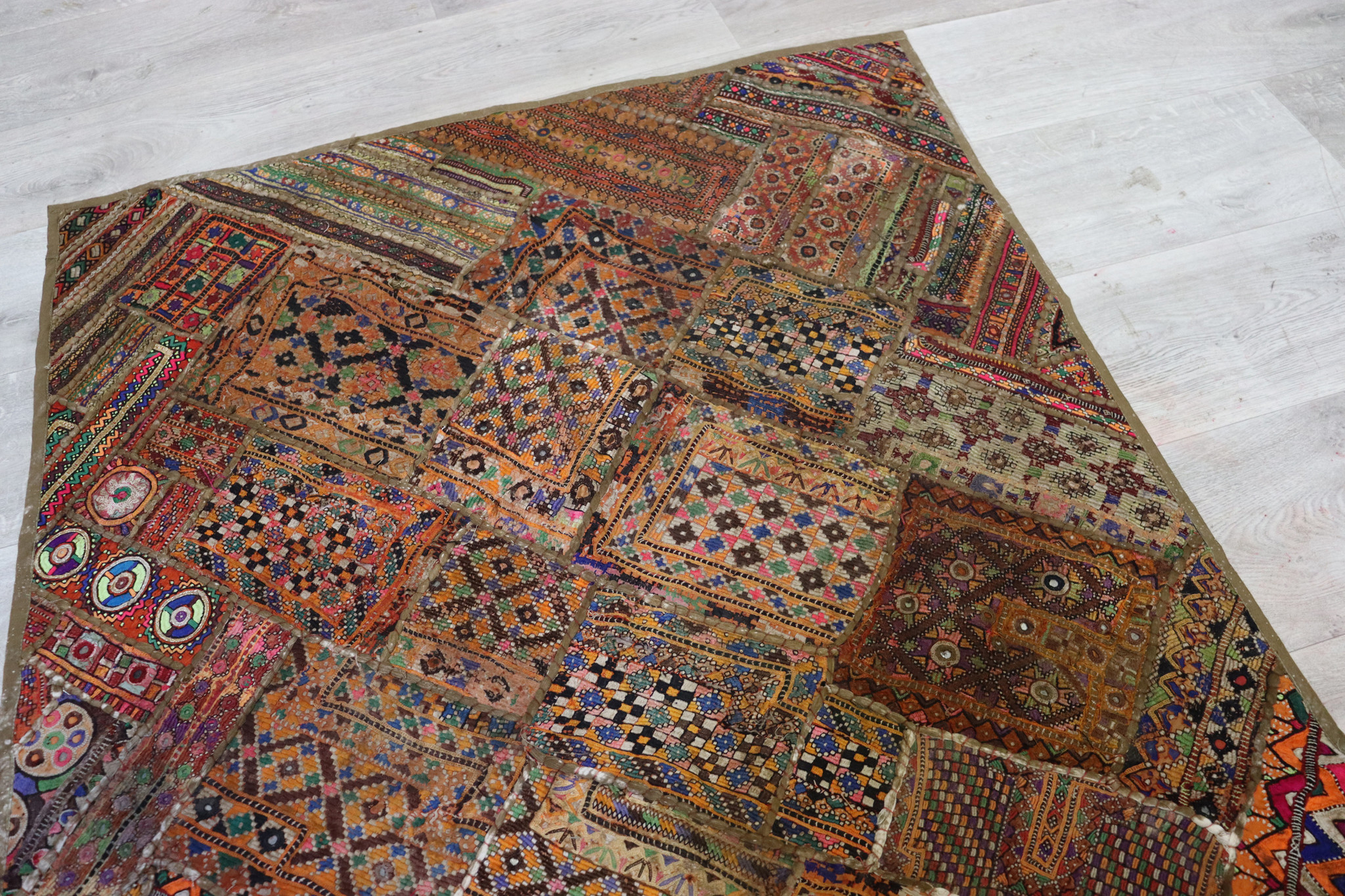 175x98 cm Vintage Bohemian orientalische  Patchwork Wandbehang Nr:22/23