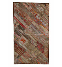 175x98 cm Vintage Bohemian orientalische  Patchwork Wandbehang Nr:22/26