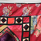 85x82 cm Antique Uzbek tribal silk Hand Sewn Embroidered Lakai Patchwork No:UZ3