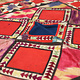 67x67 cm Antique Uzbek tribal silk Hand Sewn Embroidered Lakai Patchwork No:UZ4