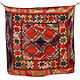 67x67 cm Antique Uzbek tribal silk Hand Sewn Embroidered Lakai Patchwork No:UZ4