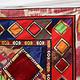 105x105 cm Antique Uzbek tribal silk Hand Sewn Embroidered Lakai Patchwork No:UZ5