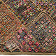 87x53  cm Antique Uzbek tribal silk Hand Sewn Embroidered Lakai Patchwork No:  32