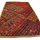 87x53  cm Antique Uzbek tribal silk Hand Sewn Embroidered Lakai Patchwork No: 37