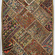 87x53  cm Antique Uzbek tribal silk Hand Sewn Embroidered Lakai Patchwork No: 38