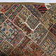 87x53  cm  Antik Reich bestickte Lakai Stickerei Patchwork Wandbehang   Nr: 38