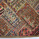 87x53  cm Antique Uzbek tribal silk Hand Sewn Embroidered Lakai Patchwork No: 38