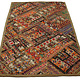 87x53  cm Antique Uzbek tribal silk Hand Sewn Embroidered Lakai Patchwork No:39