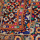 87x53  cm Antique Uzbek tribal silk Hand Sewn Embroidered Lakai Patchwork No: 40