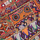 87x53  cm Antique Uzbek tribal silk Hand Sewn Embroidered Lakai Patchwork No:  41