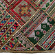 87x53  cm vintage  hand Embroidered Patchwork wall hanging No: GD 33