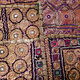 87x53  cm vintage  hand Embroidered Patchwork wall hanging No: GD - 45