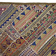 87x53  cm vintage  hand Embroidered Patchwork wall hanging No: GD - C43