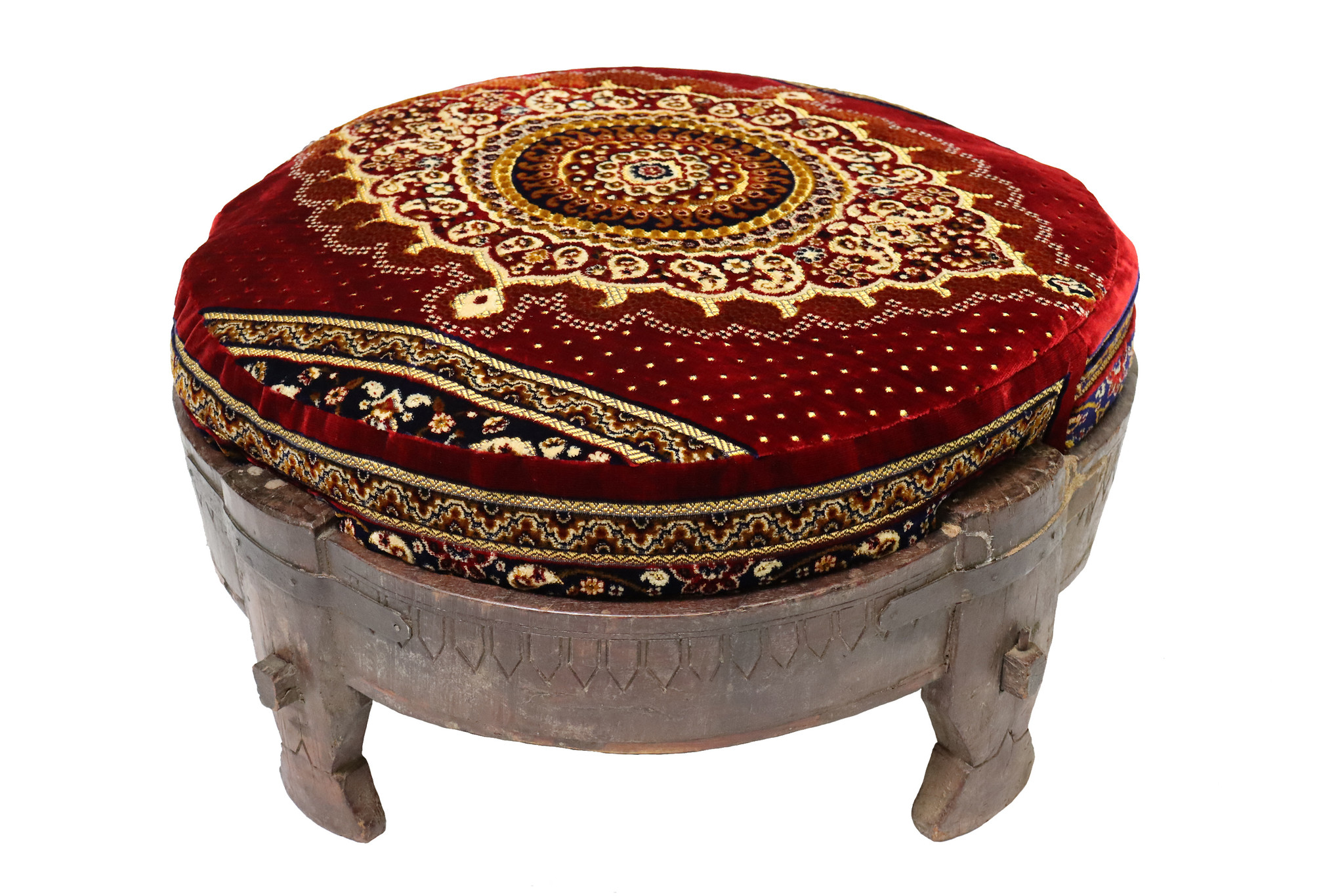 Indian Chakki Coffee Table - Teak Rice Mill - 19thC Indian Chakki Coffee Table - Teak Rice Mill - 19thC