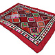 160x140 cm Antique Uzbek tribal silk Hand Sewn Embroidered Lakai Patchwork No:UZ  - 8