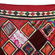 160x140 cm Antique Uzbek tribal silk Hand Sewn Embroidered Lakai Patchwork No:UZ  - 8