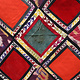 110x110 cm Antique Uzbek tribal silk Hand Sewn Embroidered Lakai Patchwork No:UZ  - 10