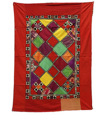 175x125 cm Antique Uzbek tribal silk Hand Sewn Embroidered Lakai Patchwork No:UZ  -11