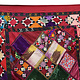 220x140 cm Antique Uzbek tribal silk Hand Sewn Embroidered Lakai Patchwork No:UZ  - 13