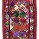 220x140 cm Antique Uzbek tribal silk Hand Sewn Embroidered Lakai Patchwork No:UZ  - 13