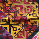 110x103 cm Antique Uzbek tribal silk Hand Sewn Embroidered Lakai Patchwork No:UZ  - 14